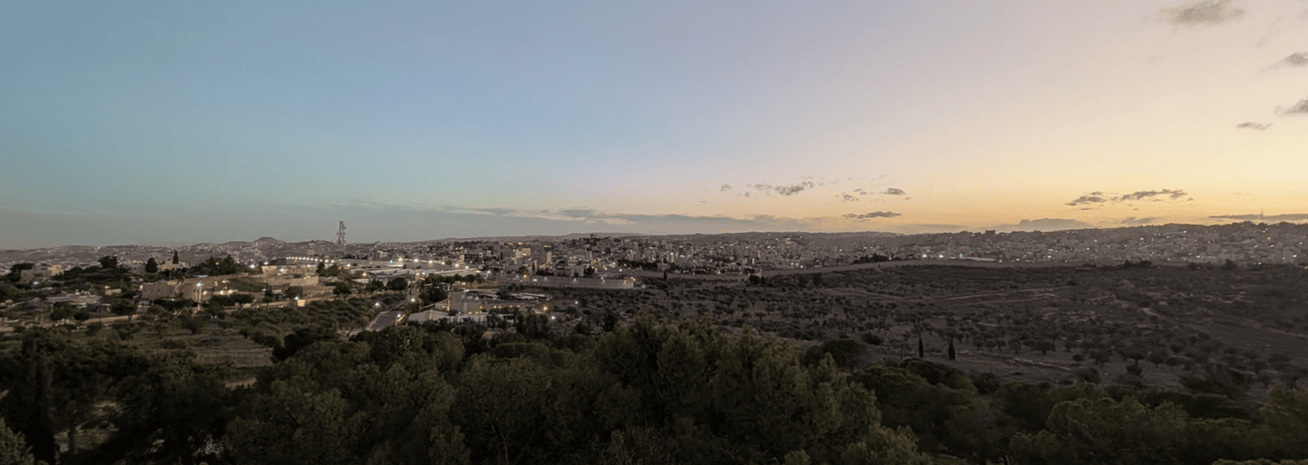 vista sobre Jerusalém