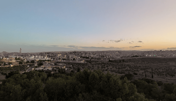 vista sobre Jerusalém