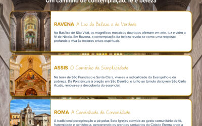 Peregrinação Assis, Ravena e Roma